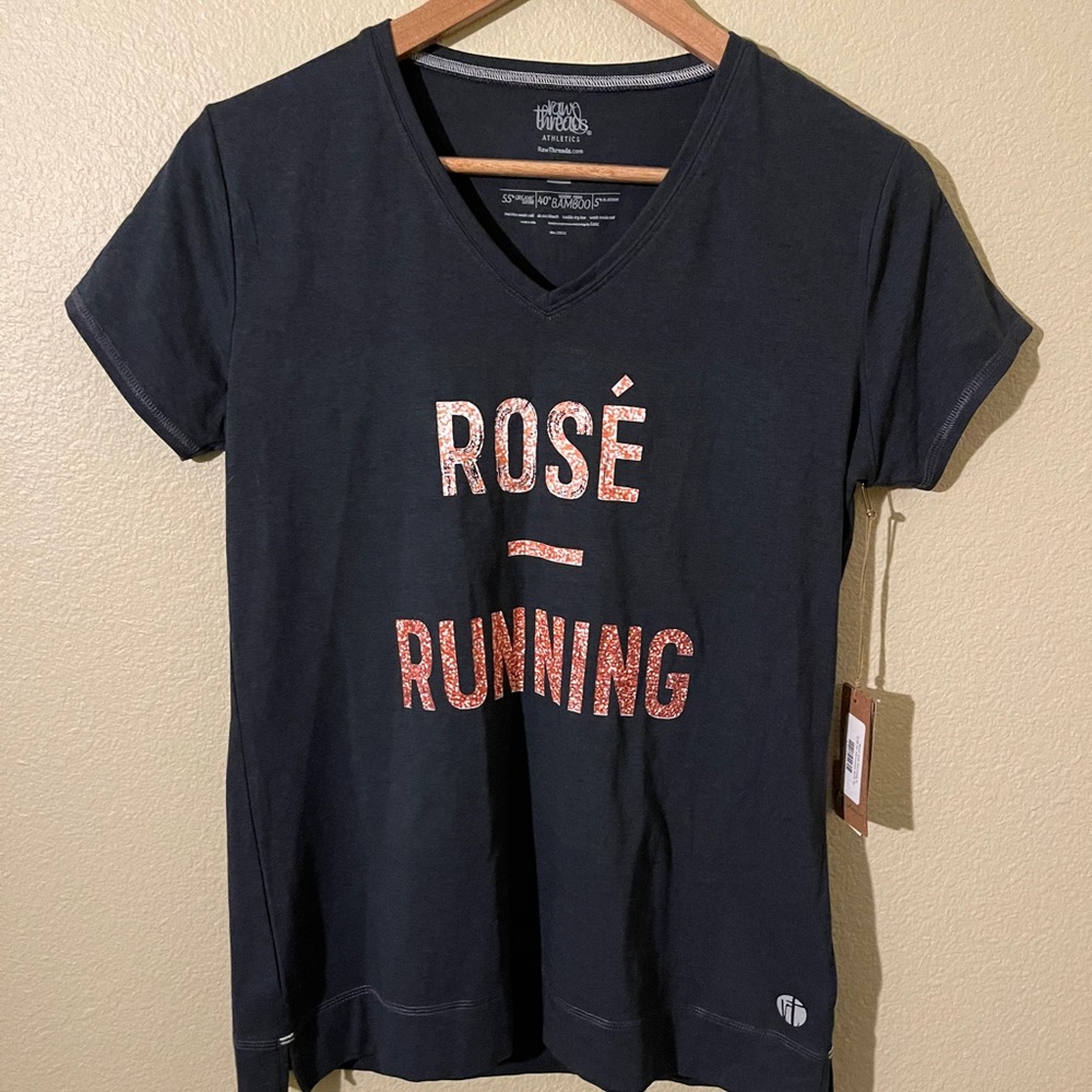 Rose’ & Running Athletics Tee NWT